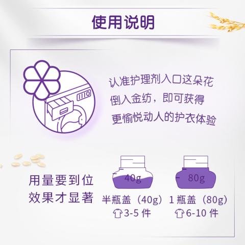 金纺 衣物护理剂柔顺剂柔软防静电薰衣草纯净温和5斤 图片 5