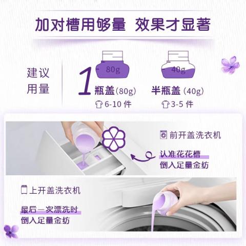 金纺 【纯棉羊毛丝绸可用】金纺衣物柔顺护理剂4kg*2  组合搭配更安心 图片 3