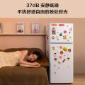 TCL  116升迷你双门白色小冰箱宿舍租房小型节能冰箱 图片 9