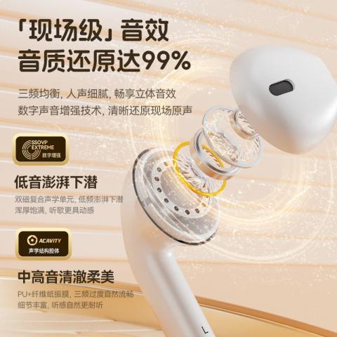 三丽鸥 蓝牙耳机女士无线适用华为苹果vivo小米OPPO通用入耳式超长续航男 图片 4