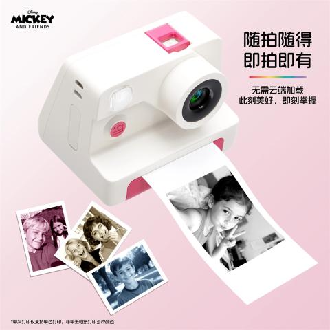 迪士尼 儿童相机立拍立得可打印照片高清可录像女孩照相机宝宝生日礼物 图片 5