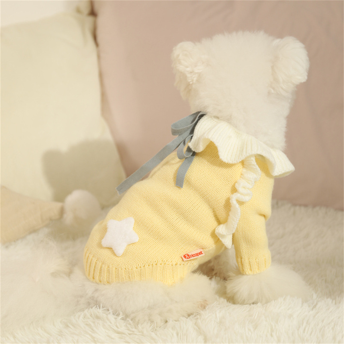 HOOPET 狗狗衣服冬季保暖小型犬泰迪雪纳瑞比熊秋装秋冬宠物幼犬小狗毛衣