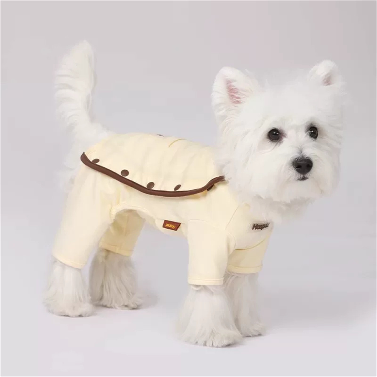 HOOPET 宠物护肚衣秋冬狗狗睡衣纯棉比熊泰迪小型犬宠物小狗猫咪狗狗衣服