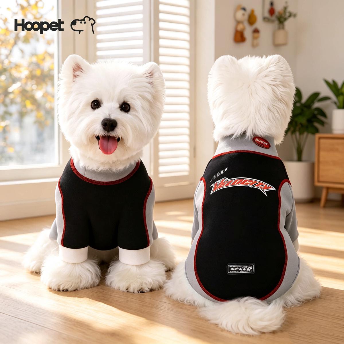 HOOPET Hoopet宠物紧身衣小型犬四季可用猫咪西高地比熊狗狗背心小狗衣服