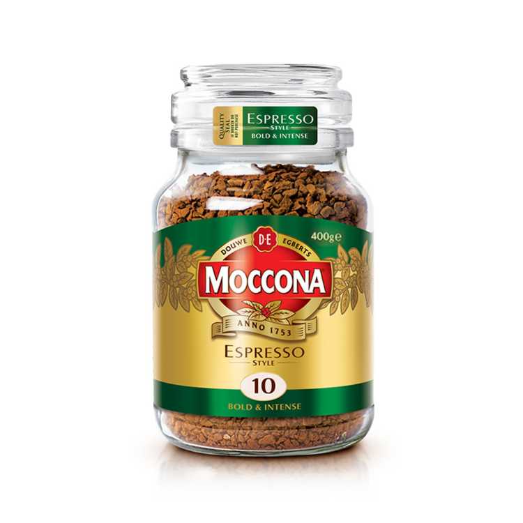 Moccona 荷兰摩可纳冻干黑咖啡8号10号速溶咖啡400G大瓶燃脂0脂肪