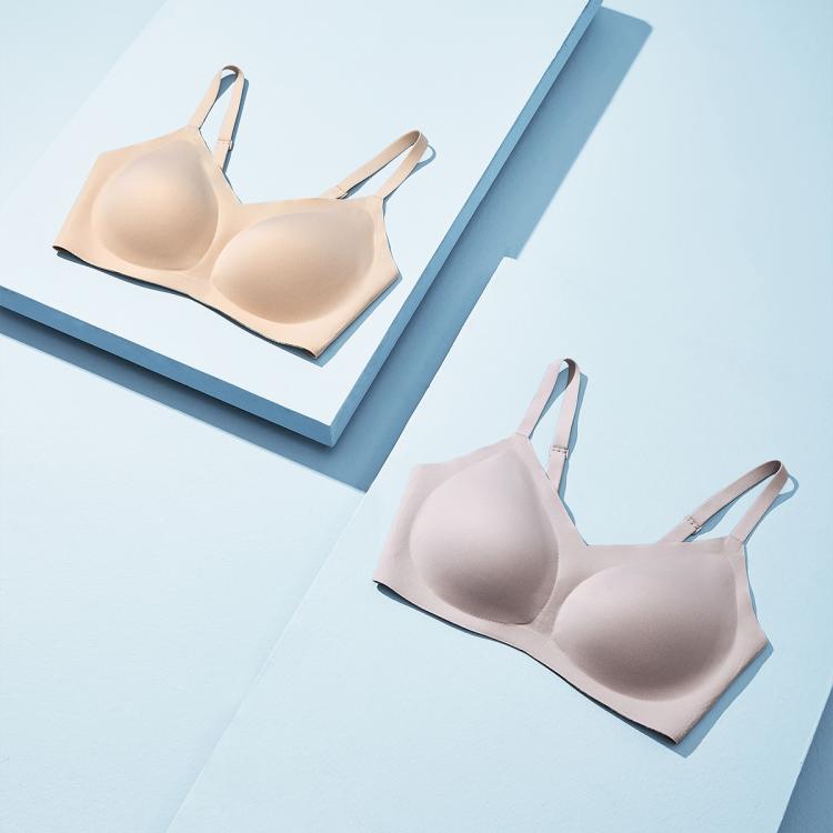 曼妮芬 热销【大胸小胸均可穿】裸感侧收聚拢提拉无痕无钢圈文胸内衣春夏