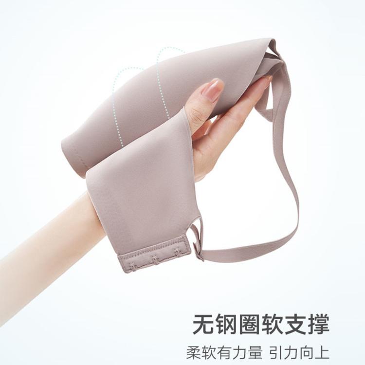 曼妮芬 热销【大胸小胸均可穿】裸感侧收聚拢提拉无痕无钢圈文胸内衣春夏