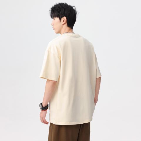 班尼路 【100%棉】热销T恤青少年日常休闲宽松打底上衣潮流运动短袖 图片 7