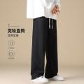 班尼路 【脚口设计感】阔腿休闲裤子男春夏运动宽松直筒百搭潮流针织长裤 图片 3