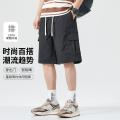 班尼路 时尚工装裤男爆款男士休闲裤百搭阔腿五分裤潮流基础款工装短裤男 图片 1