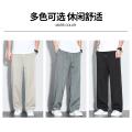 班尼路 【天丝亚麻】男式运动宽松休闲裤子运动休闲天丝亚麻裤子男直筒裤 图片 6