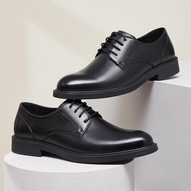 骆驼 【舒适耐磨】春男时尚英伦鞋商务正装休闲鞋孟克鞋商务正装鞋婚鞋