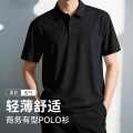 安踏 型动polo衫翻领短袖t恤男士夏季透气商务通勤针织运动上衣男