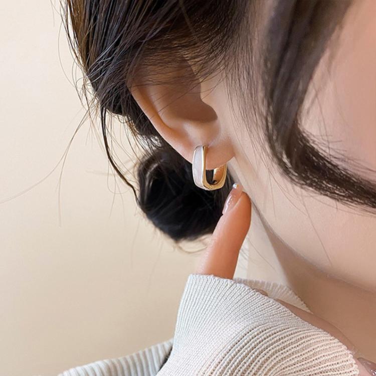 盈满堂 秋冬法式首饰潮耳钉轻奢高级感耳环小众设计百搭饰品女士送礼物