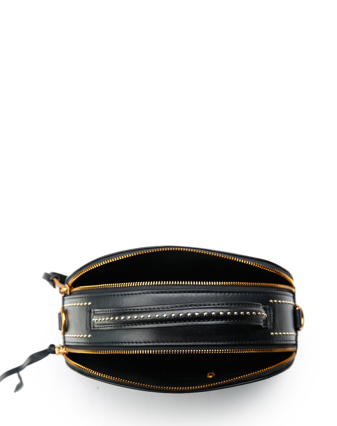 头层牛皮复古金属手提包