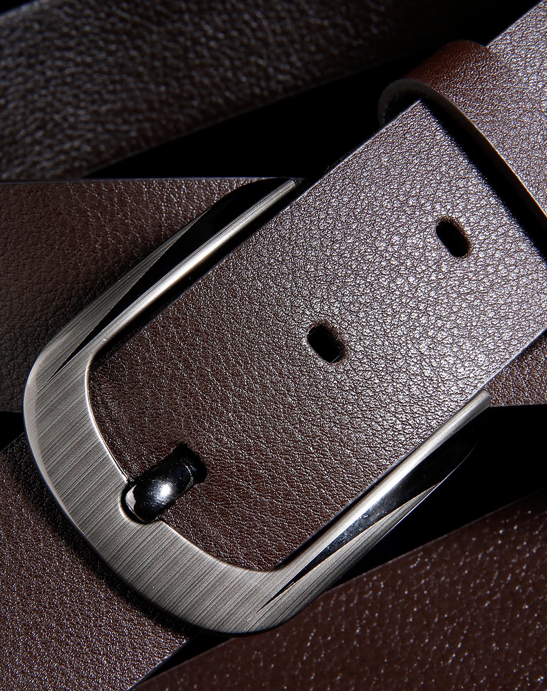 热卖 复古简约针扣皮带黑色