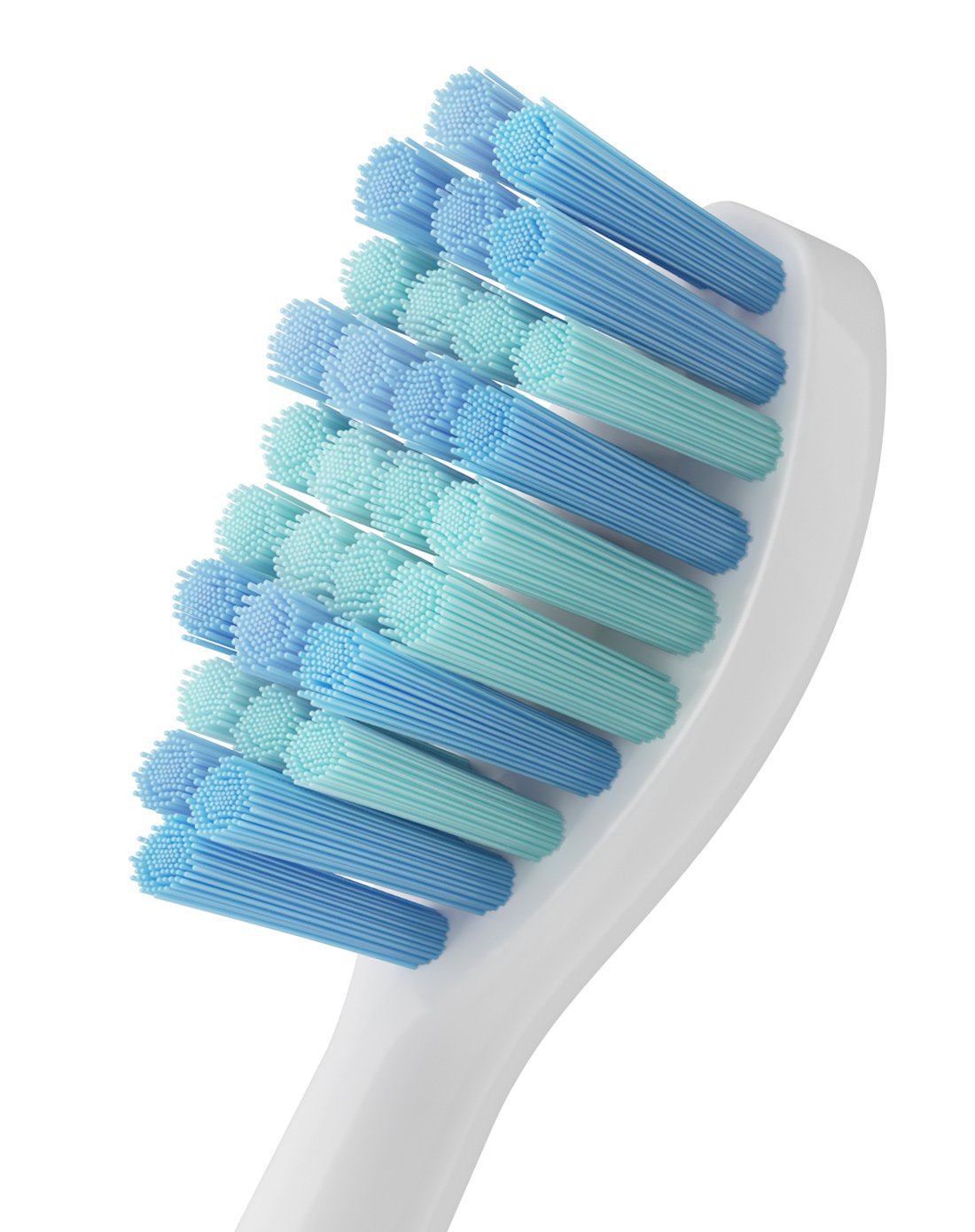 力博得handy声波刷头2支装 柔软清洁刷毛 适用于声波牙刷 白色