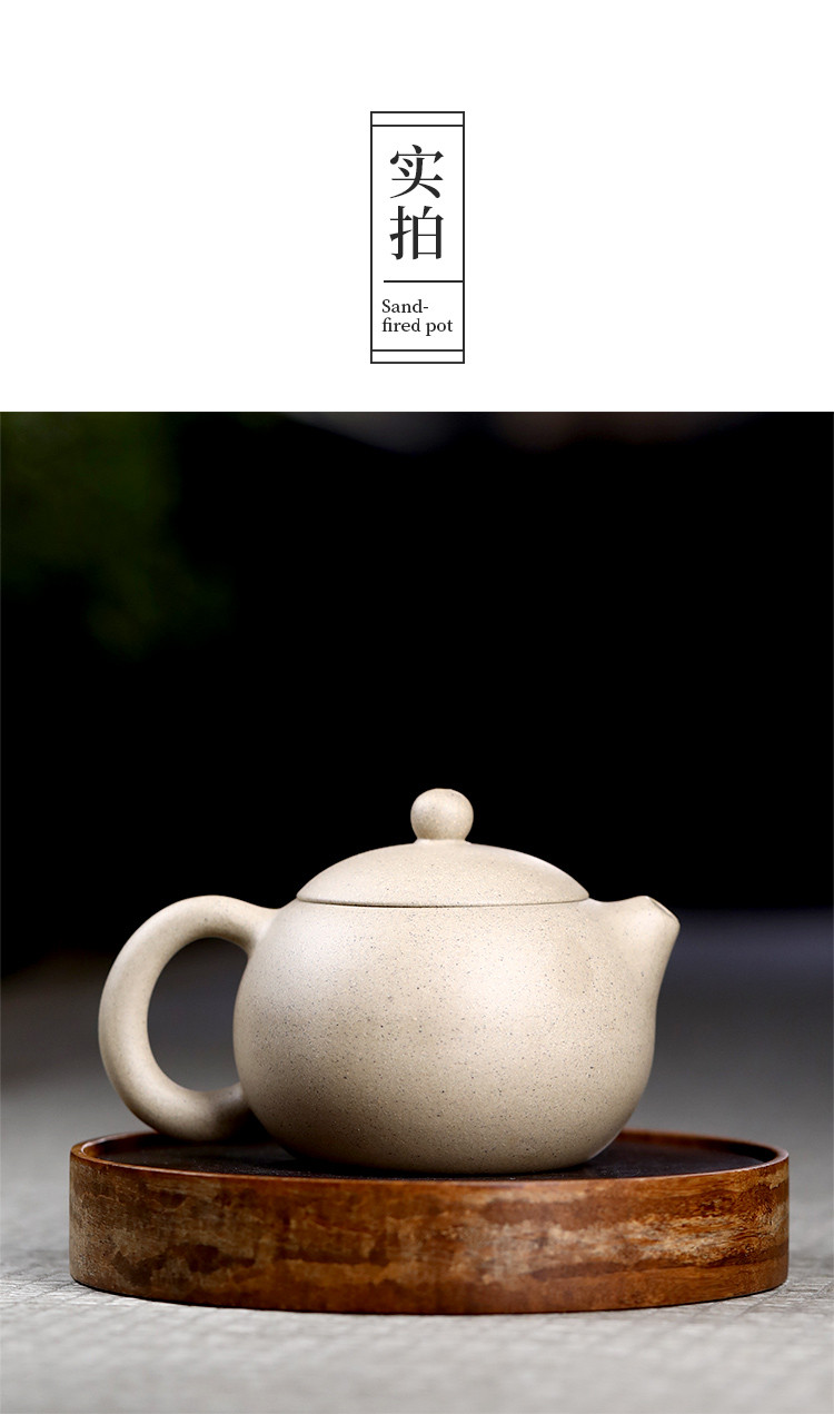 国助工范磊250cc宜兴原矿白段泥西施紫砂壶泡茶壶养生壶茶壶