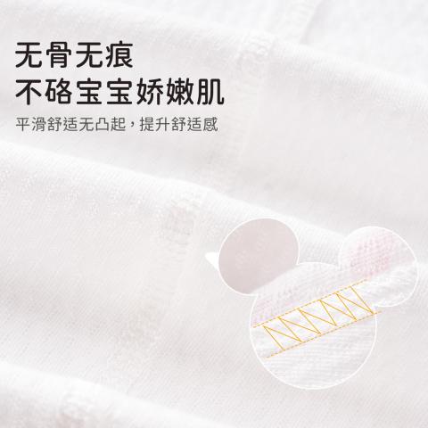 迪士尼 【凊仓福利】婴儿连体衣夏季薄款纯棉长袖哈衣新生儿宝宝外出爬服 图片 8
