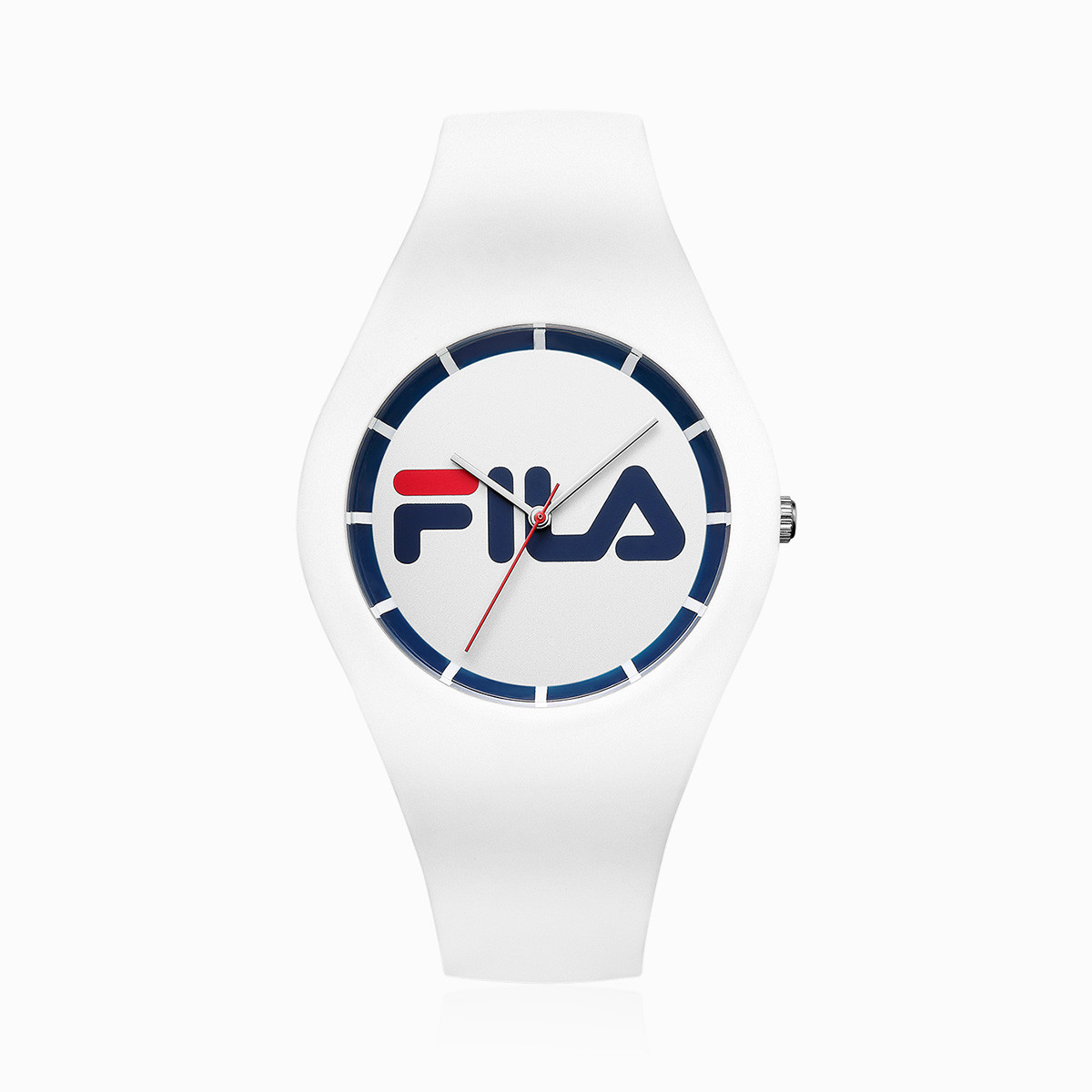 斐乐fila 二代机芯多彩硅胶表带石英手表男士女士手表情侣表