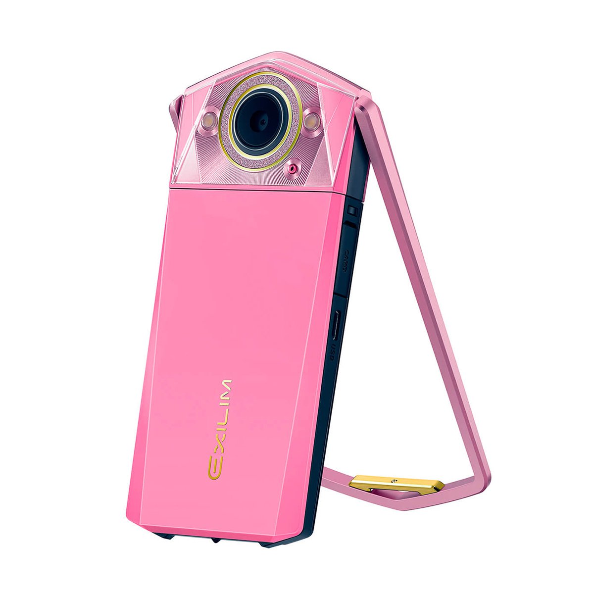 卡西欧tr750蜜桃粉自拍神器美颜相机套餐