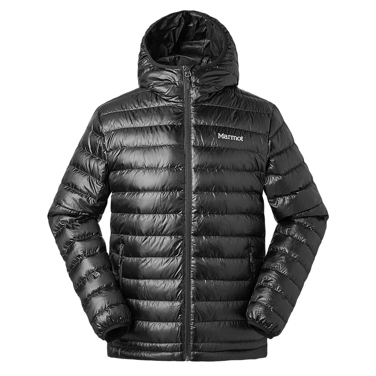 土拨鼠新款男装保暖舒适700蓬羽绒男款轻薄带帽男户外羽绒服