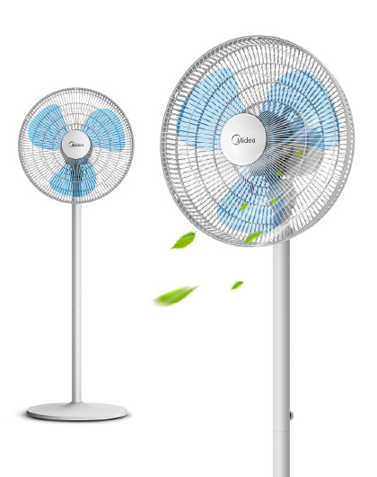 美的sab40a家用三叶机械台地两用摇头静音电风扇落地电风扇