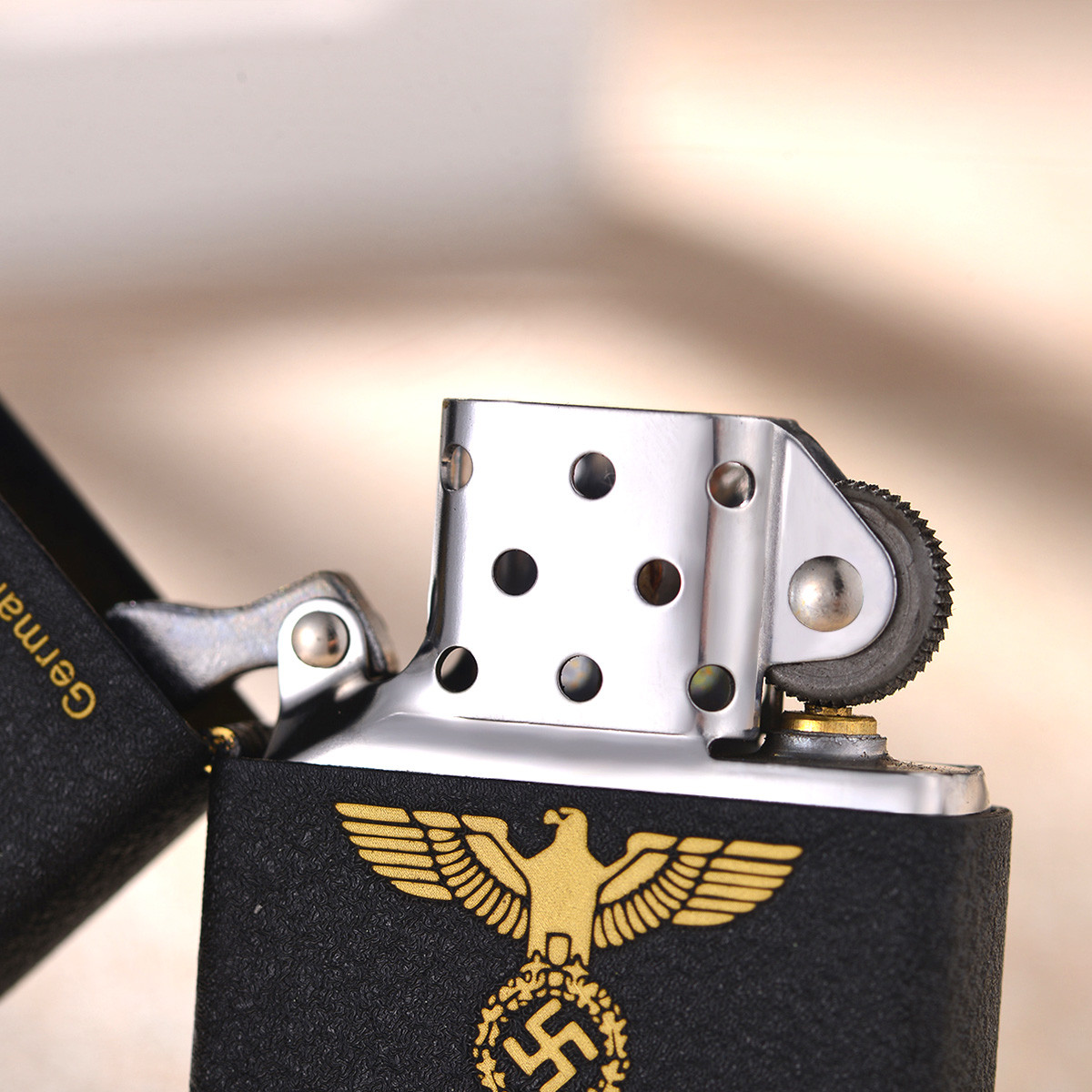 zorro佐罗 黑砂二战 防风煤油打火机/ 男士礼品 新年 圣诞送礼