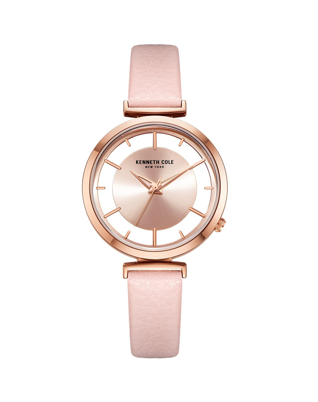 kenneth cole手表女 【2018新品首发】 kc美国清新镂空透视女士手表