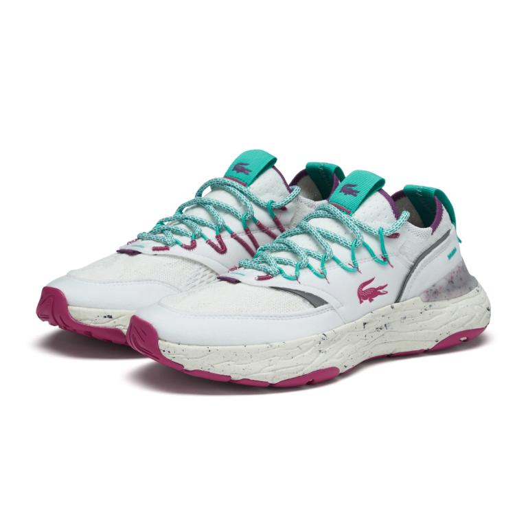 LACOSTE 法国鳄鱼男鞋潮流拼色运动鞋时尚舒适跑步鞋