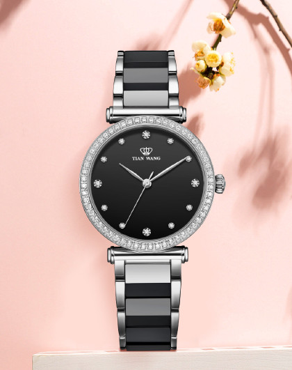 【新品】天王ms系列女表高科技陶瓷链石英女士手表