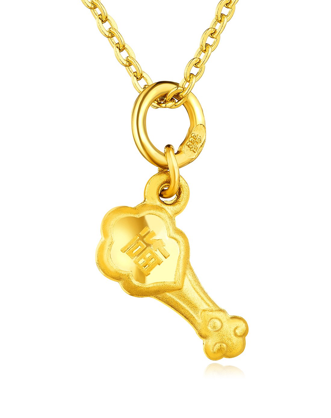 六福珠宝 lukfook jewellery六福珠 金如意宝宝黄金吊坠(计价/不含链)
