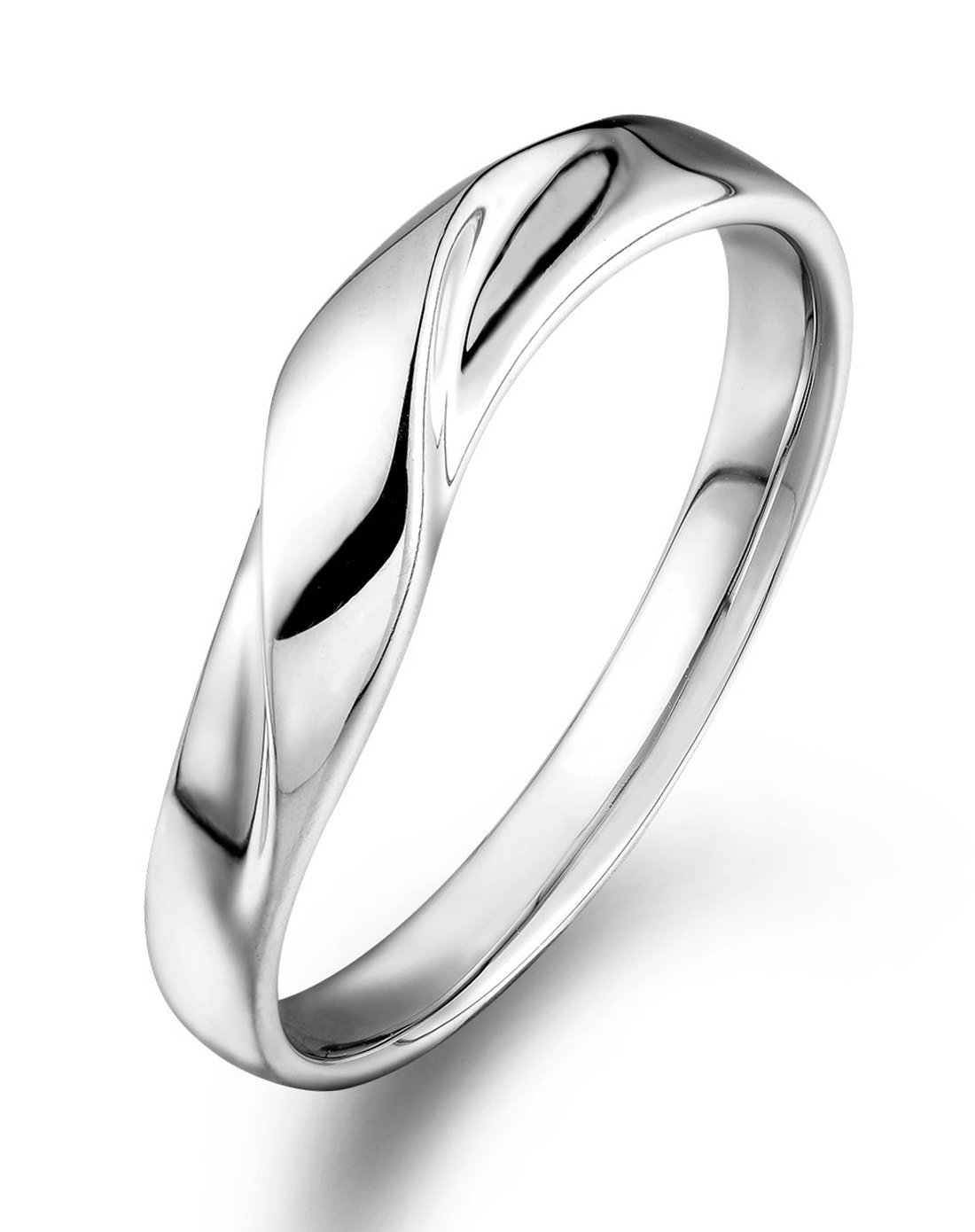 六福珠宝 pt990纯爱之脉铂金结婚女戒(计价)