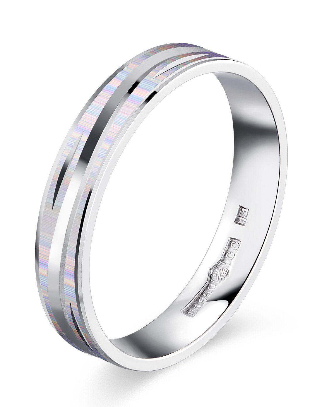 六福珠宝 pt950铂金戒指纯结系列邂逅爱情情侣对戒女 定价