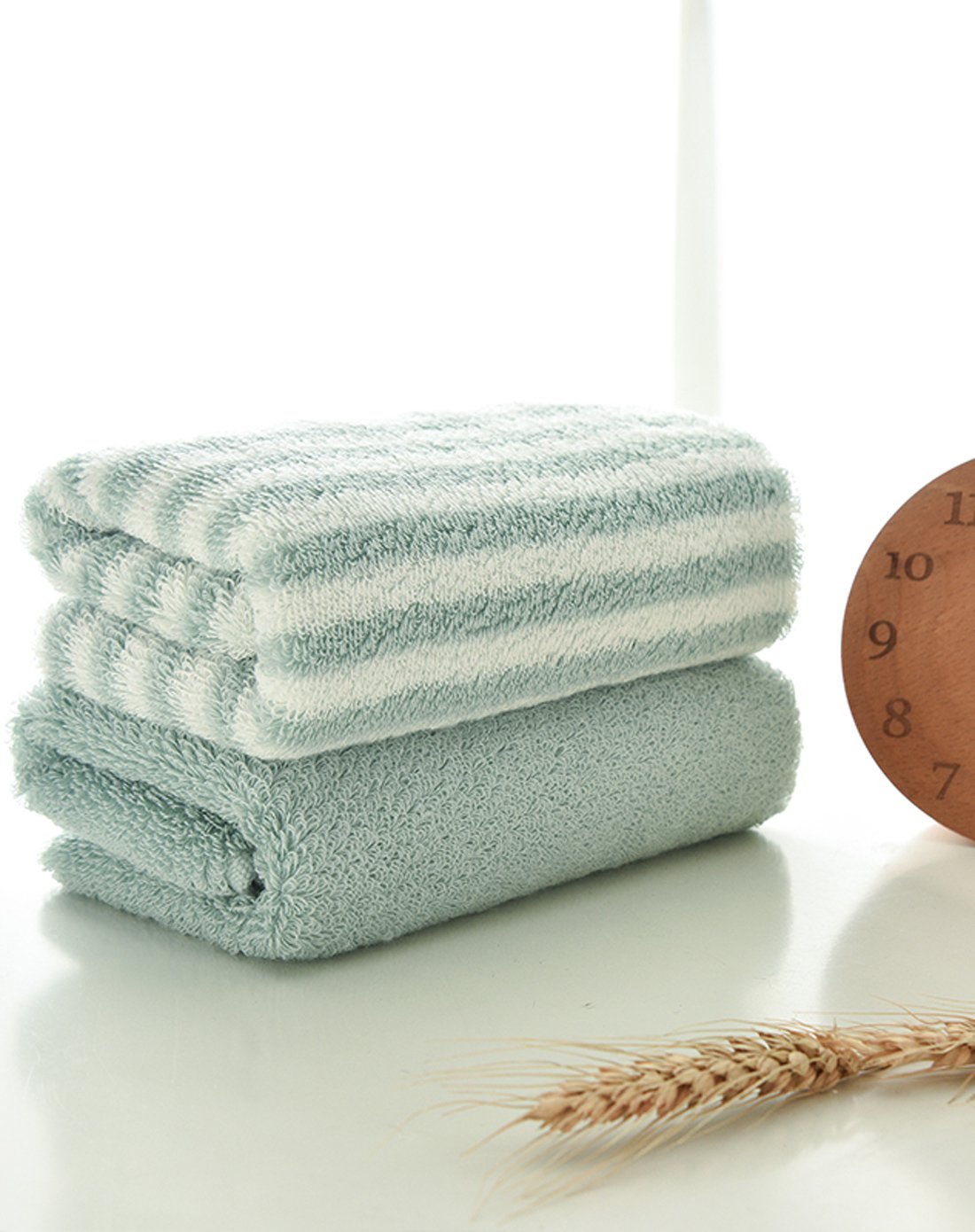 大朴 阿瓦提纯棉毛巾条纹 素色-34*76cm