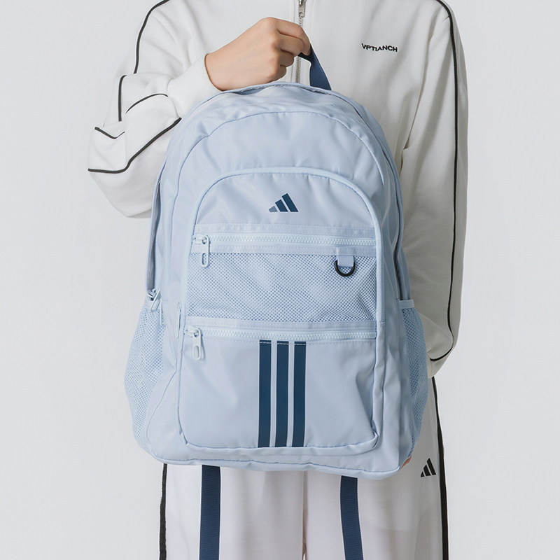 adidas 开学书包】双肩包旅行包男包女包2026秋季新款大容量学生休闲背包
