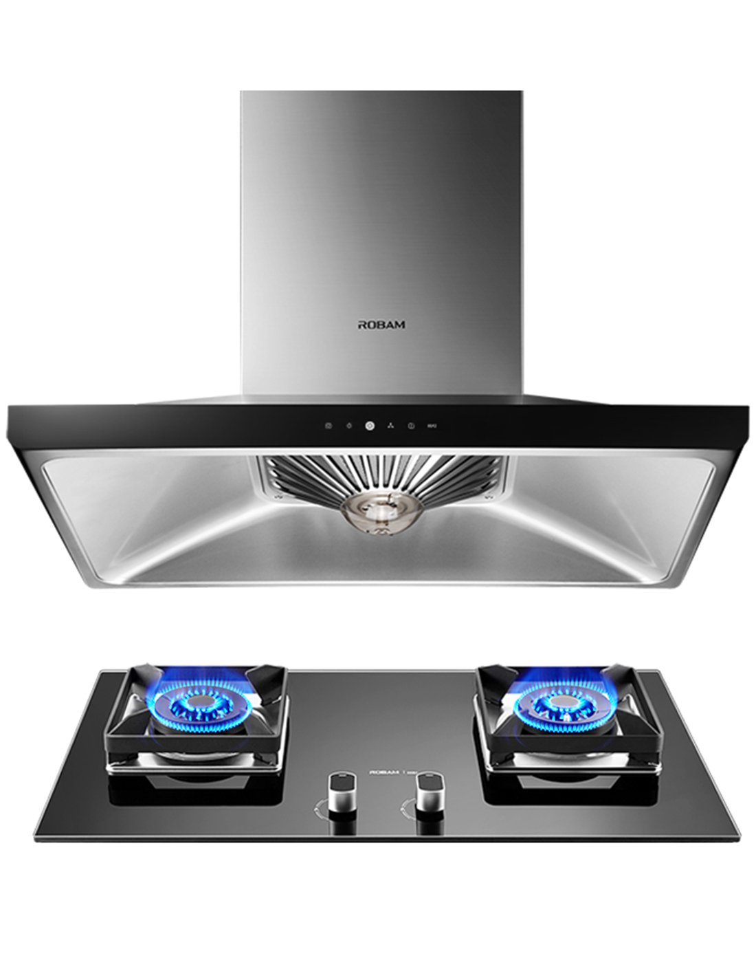 老板66a2 56b0一键爆炒 手机远程智能操控抽油烟机 猛火节能烟灶套装