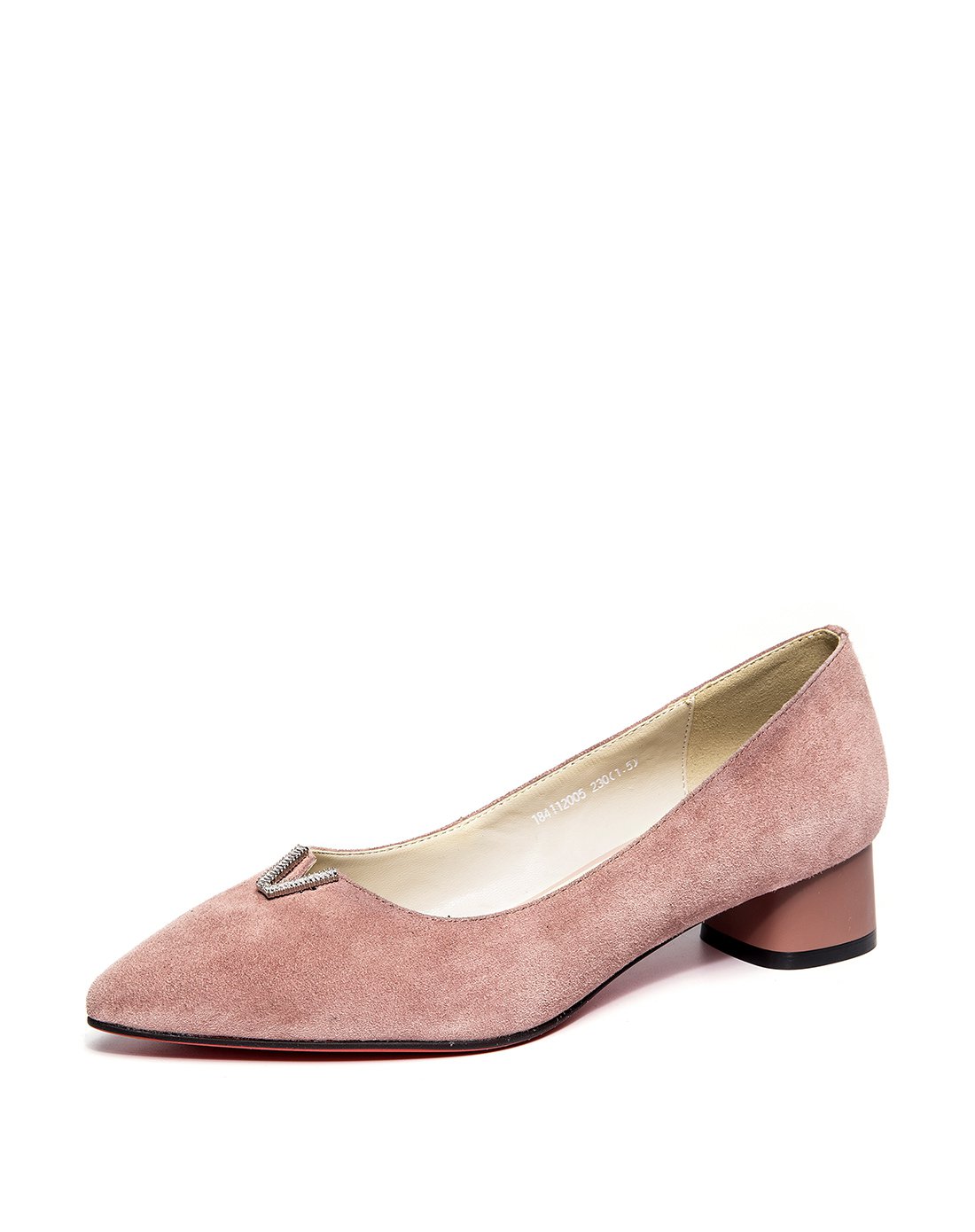 奥康女鞋 新款春季浅口粗跟单鞋 时尚女鞋 奥康女士单鞋