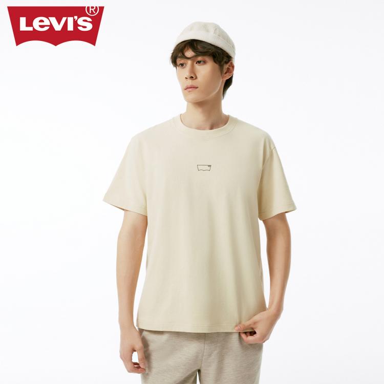 Levi's 【商场同款】李维斯春夏情侣t恤多色夏装短袖 In White