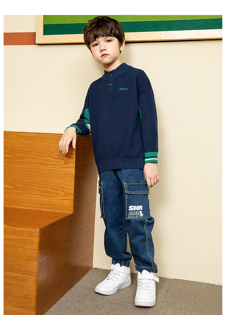 童装秋季新款男童毛衣男大童线衣