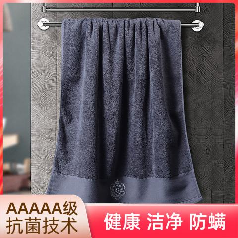 洁丽雅 纯棉抗菌防螨加厚加大轻奢酒店大浴巾全棉母婴家用柔软吸水洗澡巾 图片 1