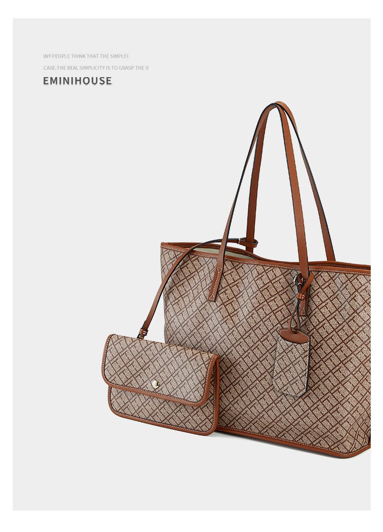 法式新款老花托特包大容量妈咪包经典时尚celine购物袋女包