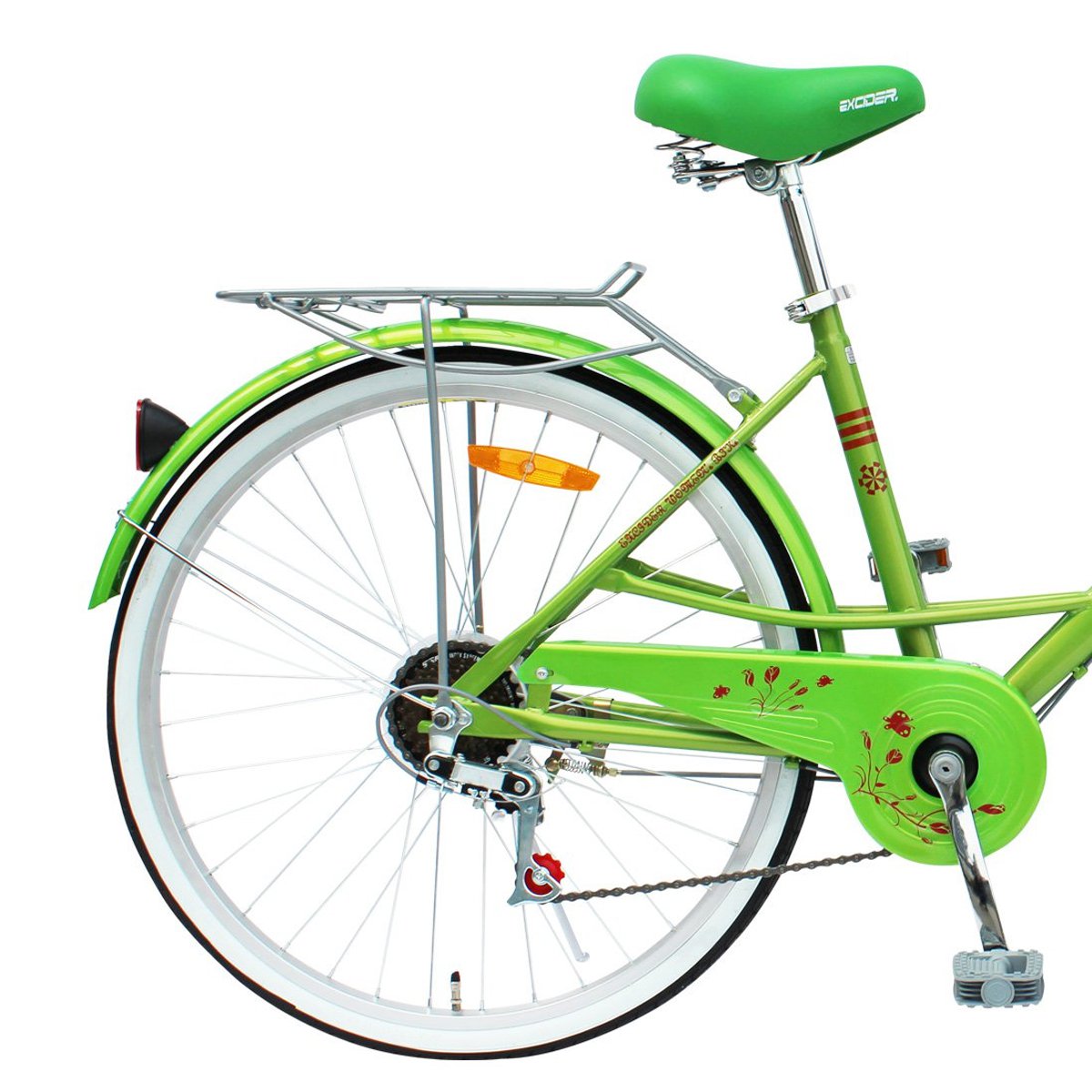 自行车24寸时尚复古变速女式运动自行车单车