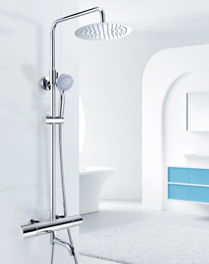 蓝藤7906浴室智能温控花洒套装