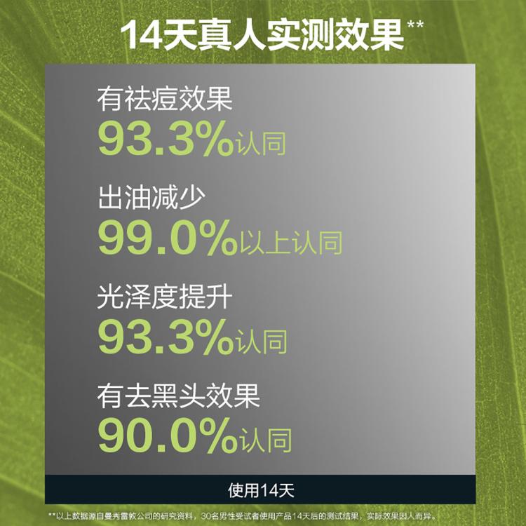 曼秀雷敦 【控油清爽】男士控油祛痘祛黑头洗面奶 保湿清洁去油青春期男