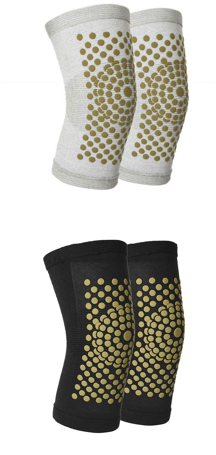 3双装成人防老寒腿驱寒防寒保暖艾灸护膝套生姜艾草护膝