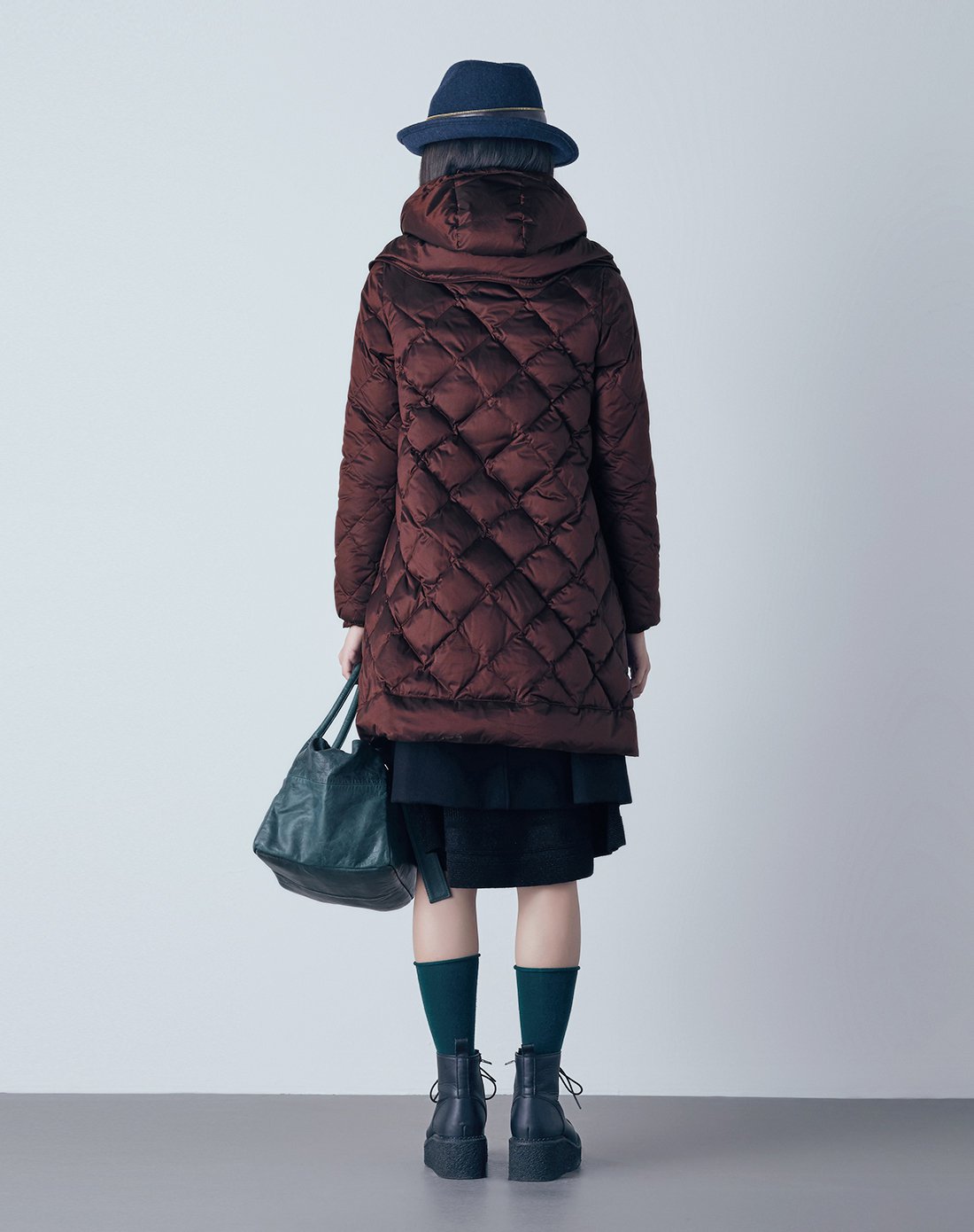 子苞米女装专场 m.tsubomi子苞米中长款长袖保暖气质羽绒服女