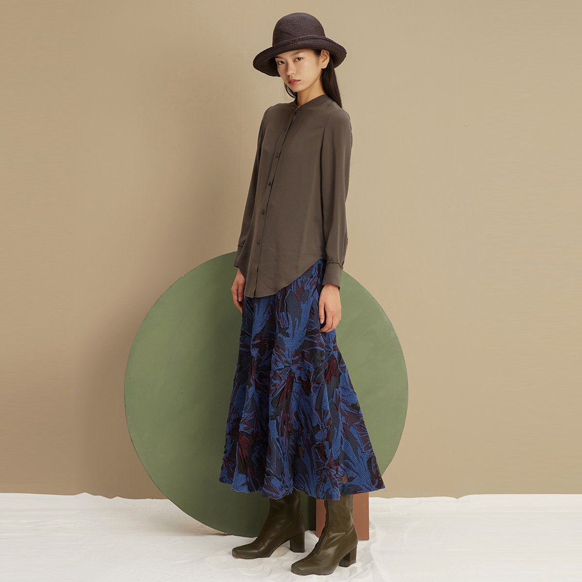 子苞米女装专场 m.tsubomi子苞米春夏流苏修身顺滑衬衫女