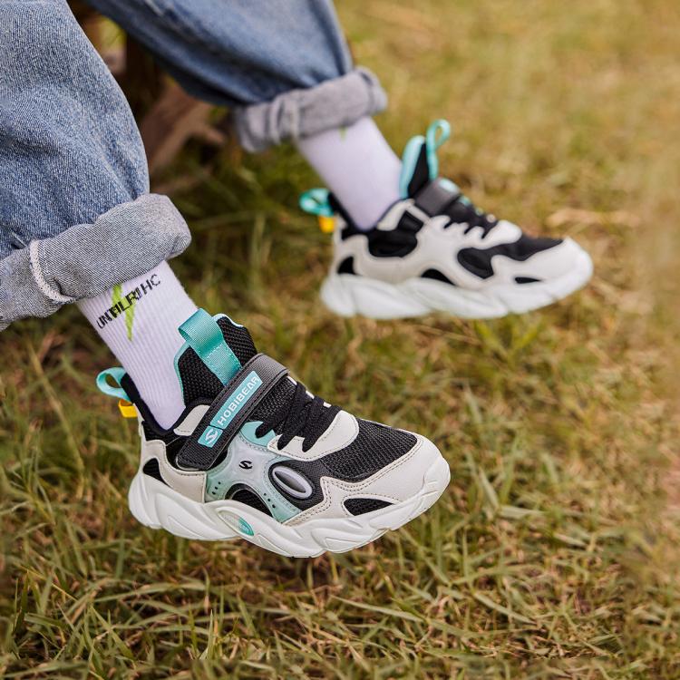 哈比熊 童鞋男童运动鞋春秋季中大童网面鞋韩版儿童鞋子透气休闲跑步鞋