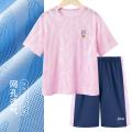 迪士尼 兔子警官女童冰丝速干运动套装26夏款儿童凉爽透气T恤短袖短裤 图片 3